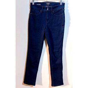 NYDJ Marilyn Straight Leg Jeans Dark Wash Women's Size‎ 4P